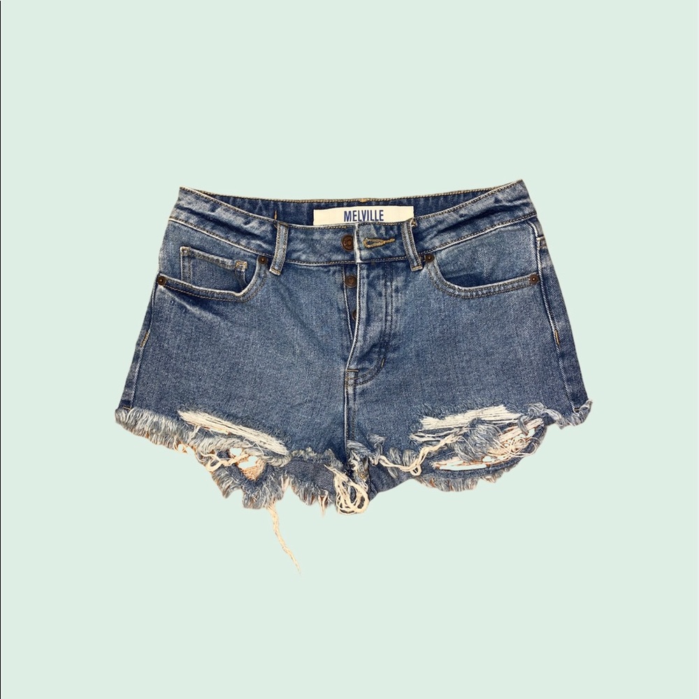distressed brandy melville shorts